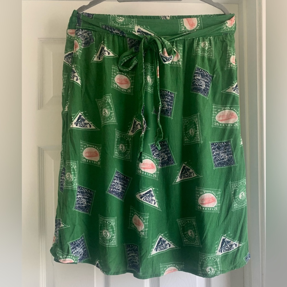 Anthropologie Porridge Postage Skirt